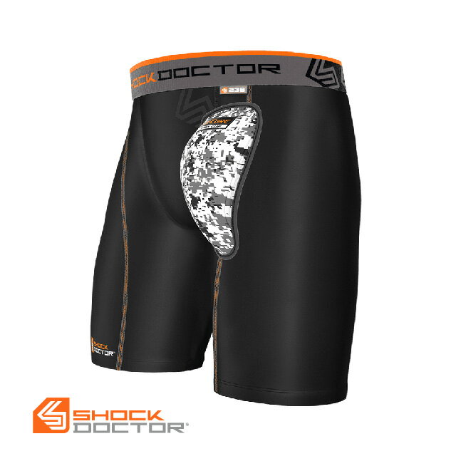 SHOCK DOCTOR [236] 壓縮護襠短褲 附 AIRCOR 軟核護襠