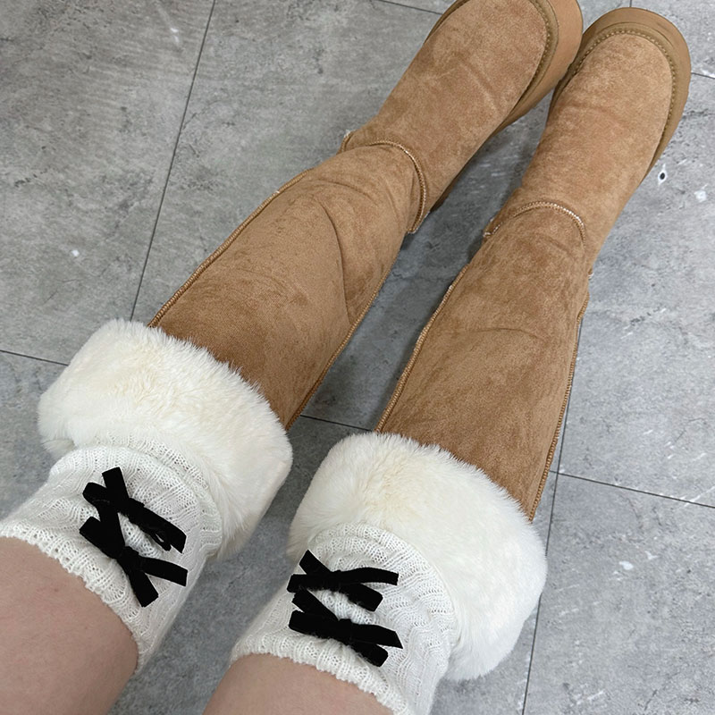 ANNAS 韓國蝴蝶結襪套 堆堆襪 泡泡襪 小蝴蝶結 襪子 百搭 性感 芭蕾舞鞋 8