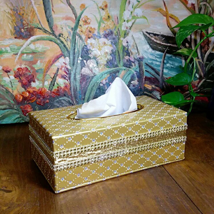 *朵菈傢飾* 歐式客廳面紙盒/防水簡約家居餐廳紙巾盒 #H01