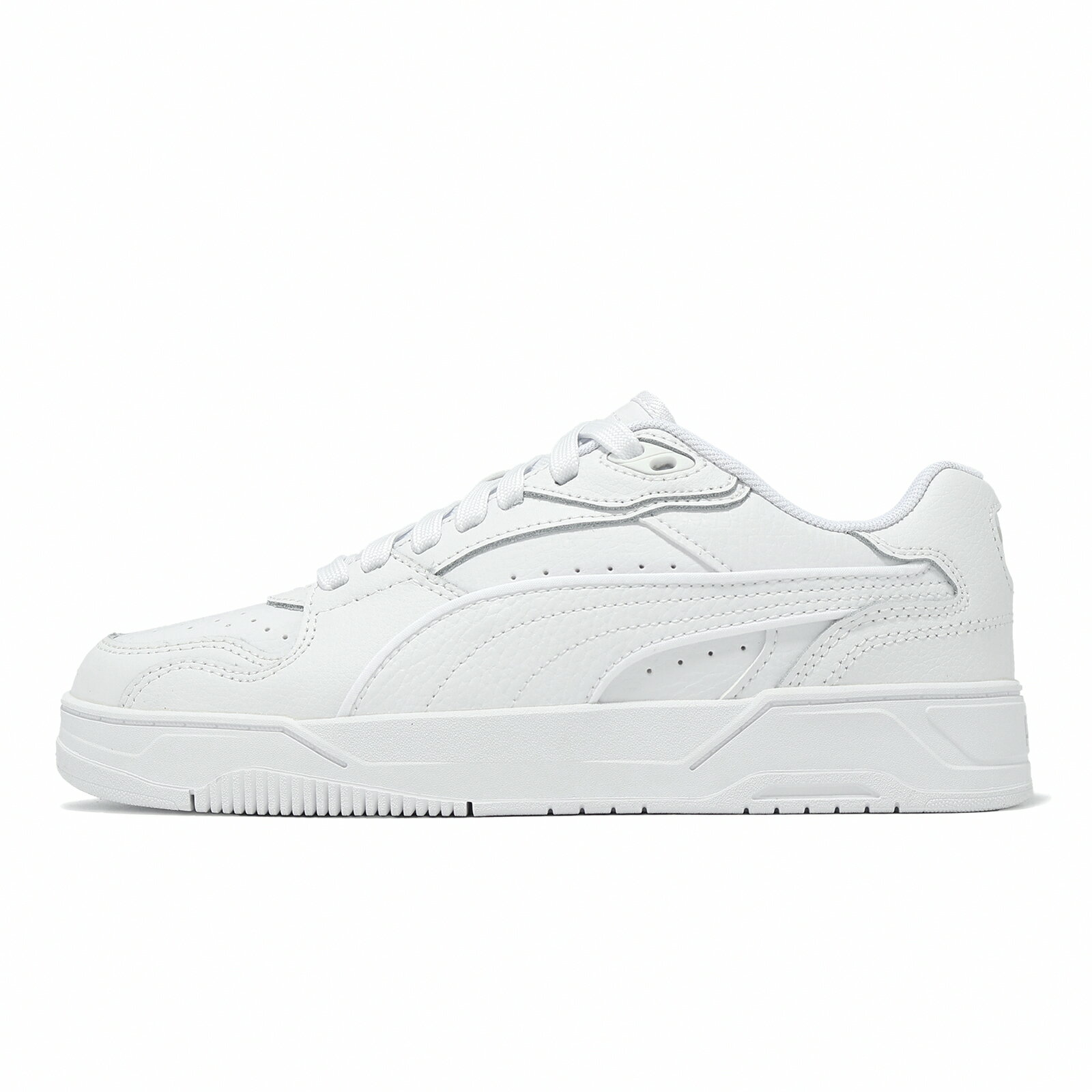 Puma 休閒鞋 RBD Break Low 男鞋 女鞋 白 皮革 小白鞋 運動鞋