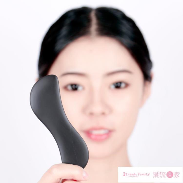 刮痧板 泗濱砭石刮痧美容板撥筋棒女美容棒面部眼部臉部頭部腿部全身通用~免運 開發票