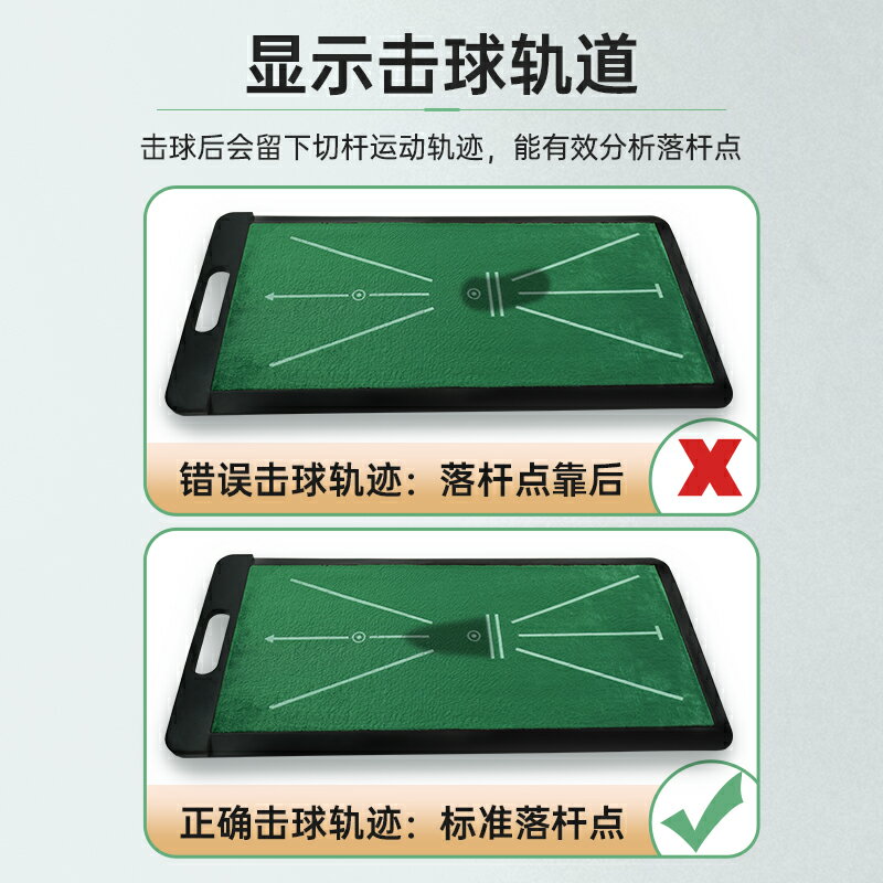 {可打統編 保固一年}caiton高爾夫顯痕跡打擊墊切揮桿練習器天鵝絨室內加厚擊球練習毯 1
