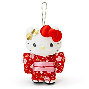 【震撼精品百貨】Hello Kitty 凱蒂貓~日本Sanrio三麗鷗 HELLO KITTY絨毛吊飾-和服#30747
