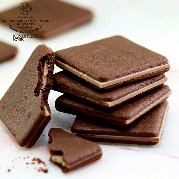 神戶牛奶巧克力貓舌餅 18片入