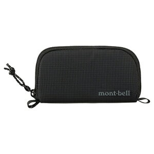 ├登山樂┤日本 mont-bell Mini Zippered Wallet迷你錢包-黑 # 1133373BK
