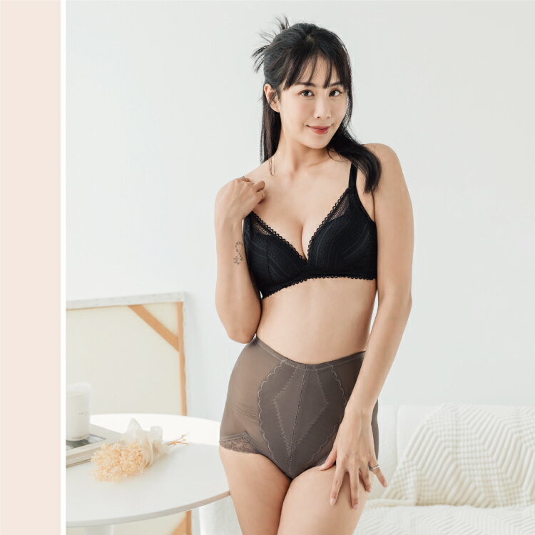束褲/波波小百合竹炭纖維機能縮腹提臀調整女高腰三角束褲 台灣製 4