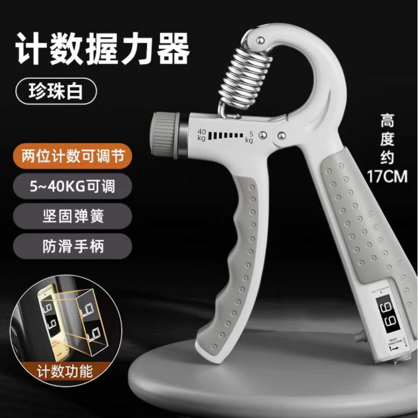 回彈臂力器專業練手指力訓練器家用健身可調握力圈電子計數握力器【尚宜家居】