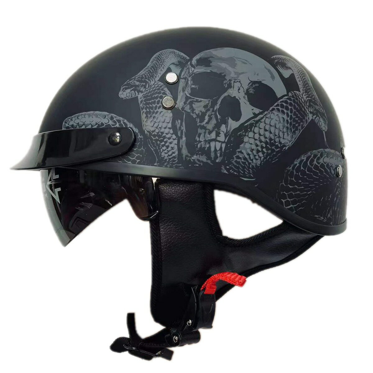 DOT踏板摩托車頭盔男女四季通用哈雷瓢盔機車復古半盔電動車夏盔