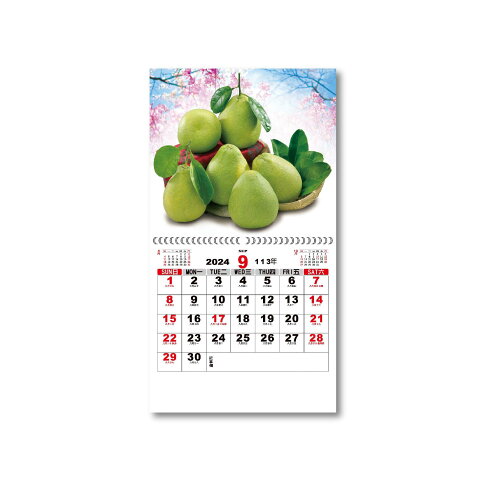 2024 台灣水果月曆 2開 6開 台灣水果 傳統月曆 日曆 月曆 記事 行事曆 水果月曆 水果 1