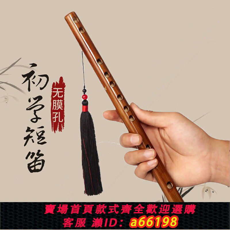 【臺灣公司 可開發票】迷你短笛無膜孔橫笛學生入門竹笛初學者兒童成人樂器女隨身笛2024