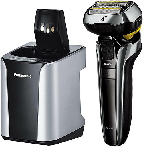 Panasonic【日本代購】松下 電動刮鬍刀 5刀頭 國際電壓 ES-LV7D-藍色