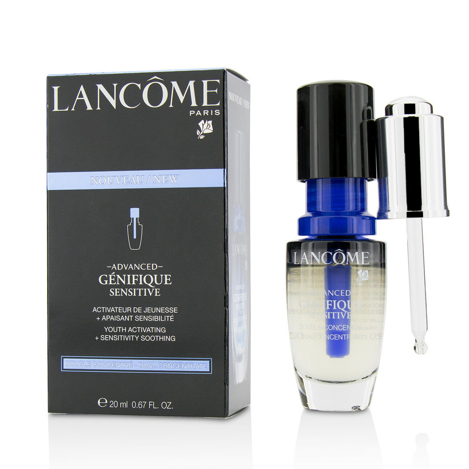 網購推薦-蘭蔻 Lancome - 超進化肌因活性安瓶 - 小黑安瓶 (適合所有膚質)