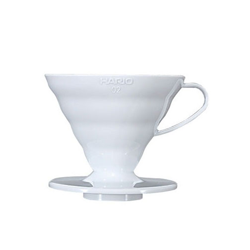 《HARIO》V60樹脂濾杯 白色 1~4杯