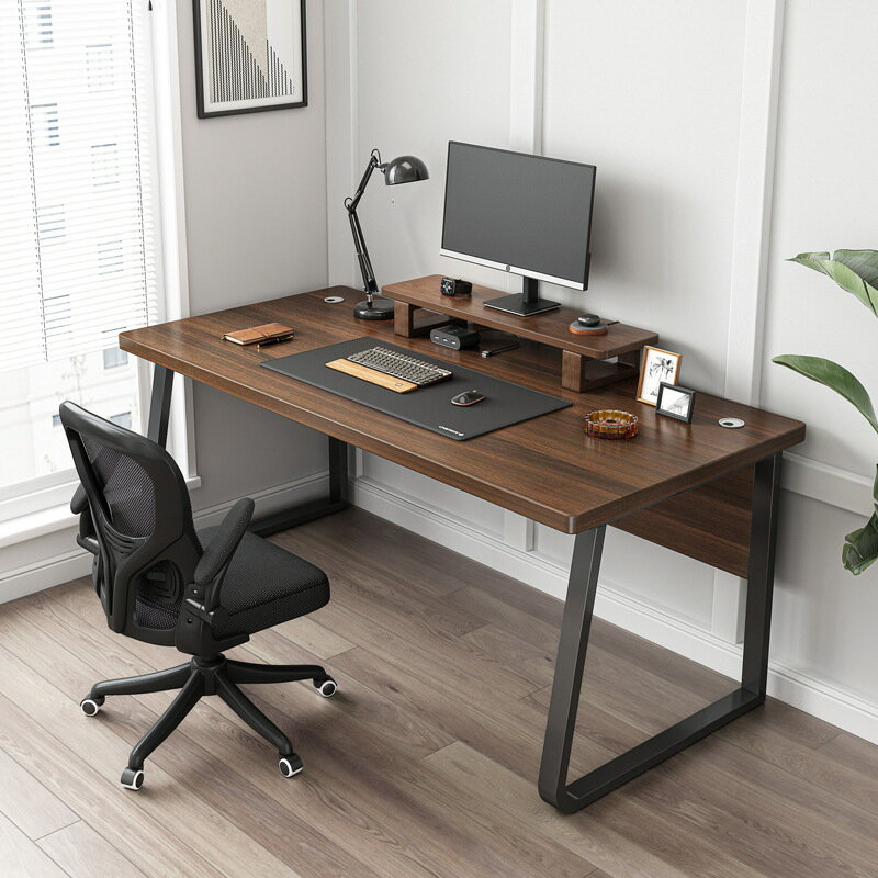 電腦桌 辦公桌 簡約現代簡易辦公室辦公桌椅組合職員單人家用學生書桌臺式電腦桌