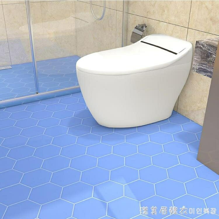 買一送一地板貼自粘衛生間浴室地貼廁所廚房瓷磚貼紙裝飾防水防滑加厚耐磨NMS小山好物