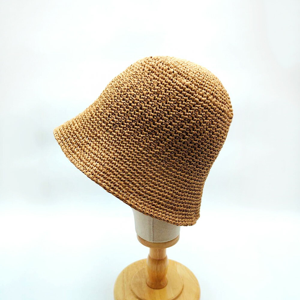 Miranda Handmadex覓品竹北手作店-手工拉菲草編織帽-漁夫帽款