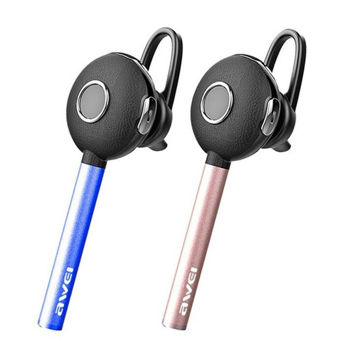 清倉價~【AWEI】單邊藍芽耳機 A825BL 藍/玫瑰金 無線藍芽耳機 藍芽耳機