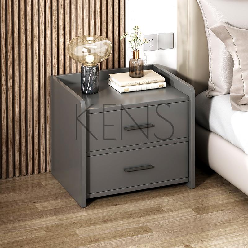 床頭櫃 床頭簡約現代小型臥室家用輕奢簡易床邊意式感床頭置物架