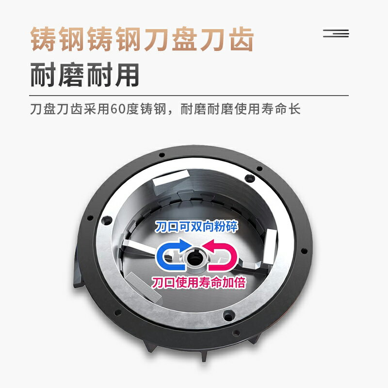 廚房垃圾處理器破碎機商用研磨粉碎機伺料粉碎裝置