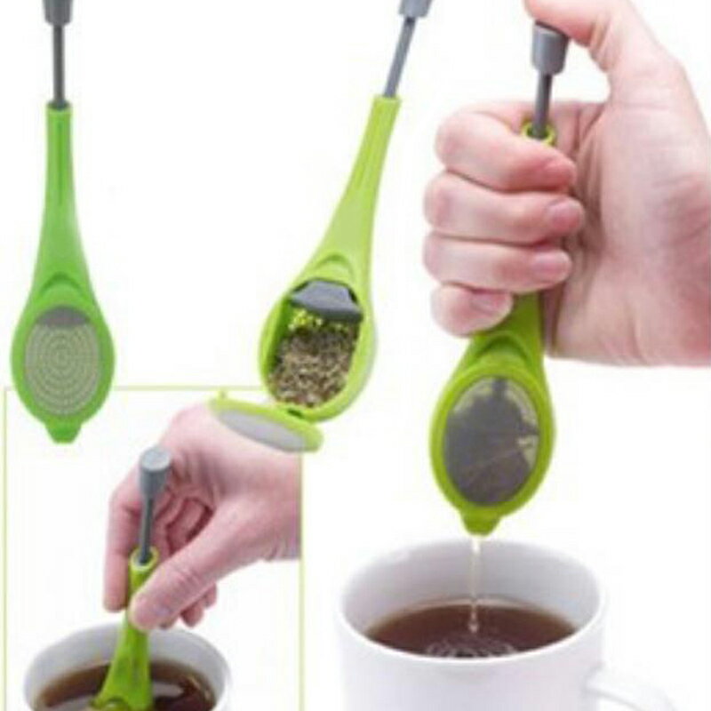 手推茶濾創意可愛沖茶喝茶泡茶神器辦公室水杯茶漏器小茶葉過濾網