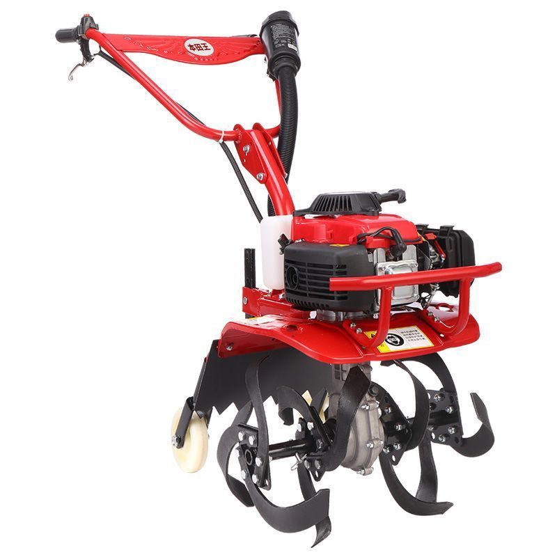 【最低價】【公司貨】新款微耕機小型汽油家用四沖程松土水田鋤草開溝機翻地開荒旋耕機 7