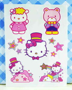 【震撼精品百貨】Hello Kitty 凱蒂貓 KITTY貼紙-紋身貼紙-星星(頭) 震撼日式精品百貨