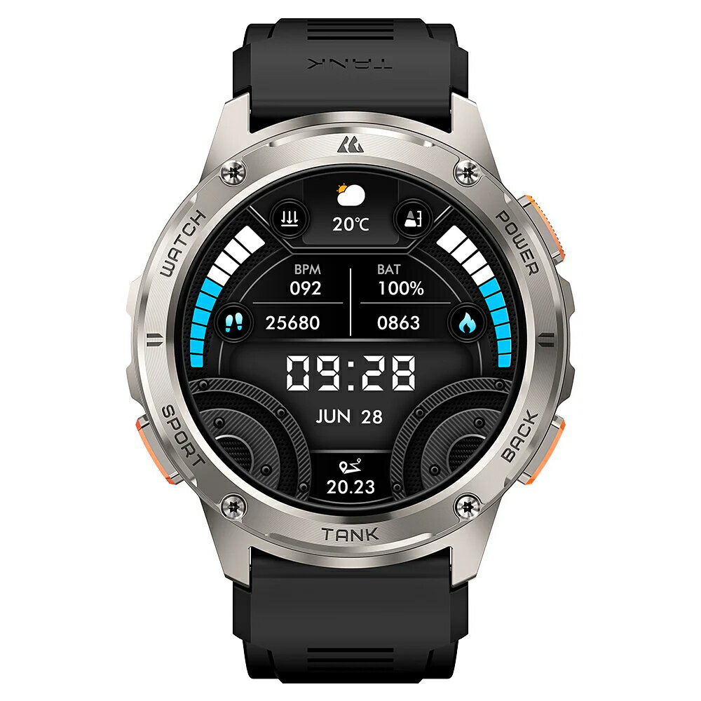 KOSPET TANK T3 智慧手錶 多種運動手錶 智能手錶 健身手錶【APP下單最高22%點數回饋】
