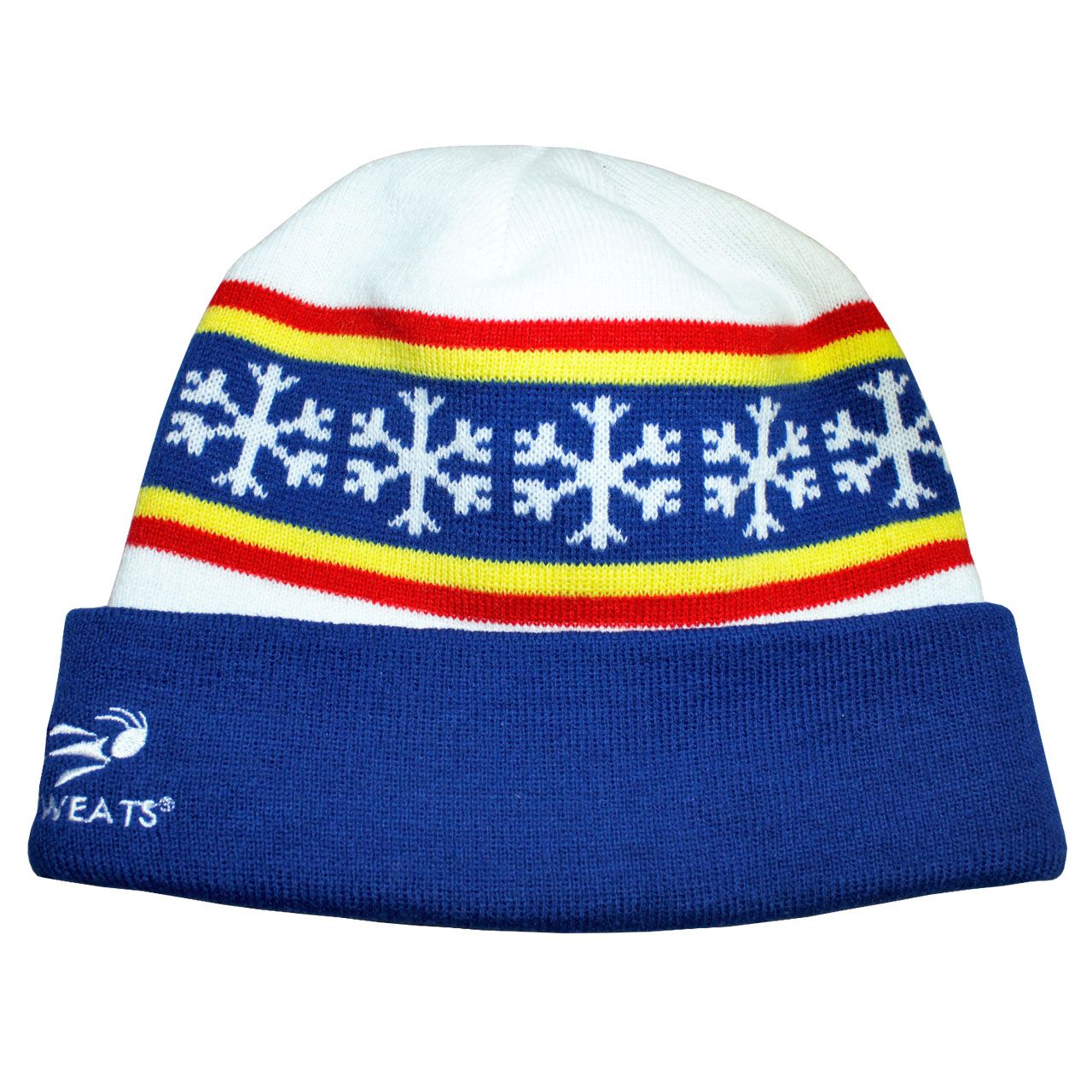 騎跑泳者-HEADSWEATS汗淂帽:Cuff Beanie - Let it Snow.冬季低溫,寒冬,頭部保暖 毛帽