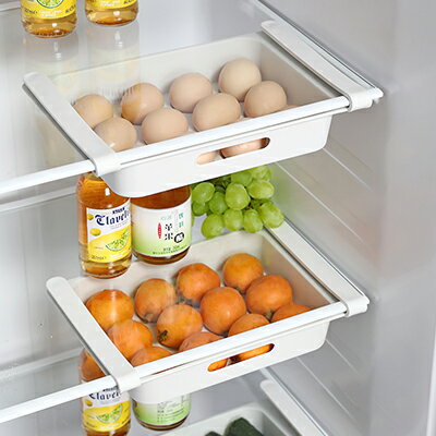 冰箱雞蛋保鮮收納盒家用多功能抽屜式儲物盒收納籃冰柜分類整理架