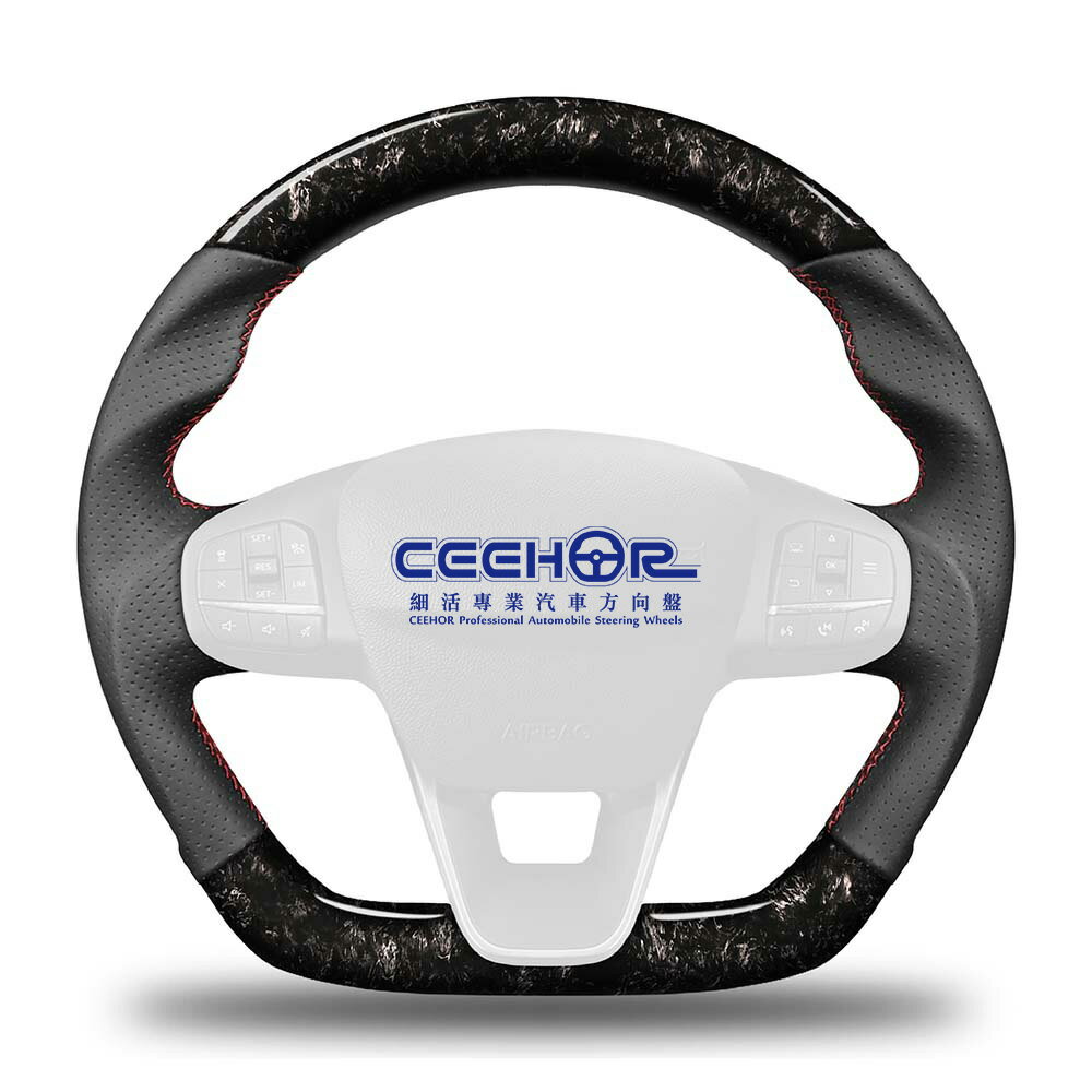 [細活方向盤] 鍛造碳纖維款 FOCUS KUGA BRONCO SPORT FORD 福特 變形蟲方向盤