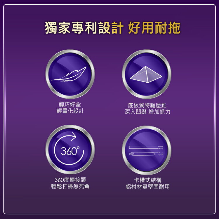 【好好生活｜花仙子】驅塵氏 乾濕兩用拖 (拖把1組+靜電紙5張+濕拖巾5張) 拖把 !!!限宅配出貨!!! 2