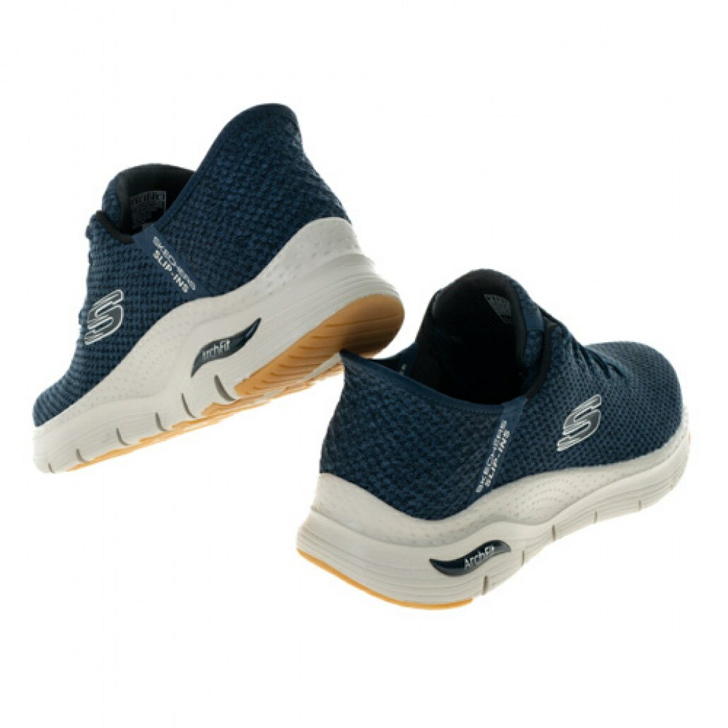Skechers  Arch Fit  男鞋  Slip-Ins 瞬穿科技 足弓支撐 透氣 健走鞋 232454NVY 1