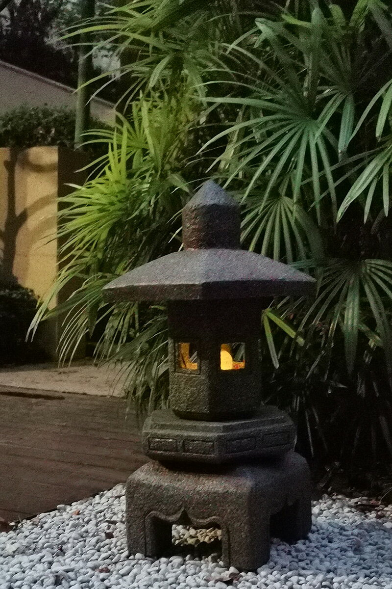 戶外led太陽能石燈庭院燈花園別墅布置院子裝飾草坪園林景觀擺件 3