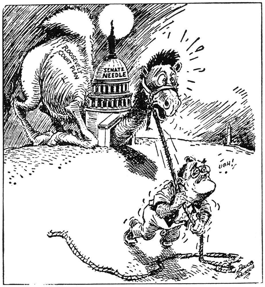 Posterazzi: Cartoon New Deal 1937 Namerican Cartoon 1937 Showing ...