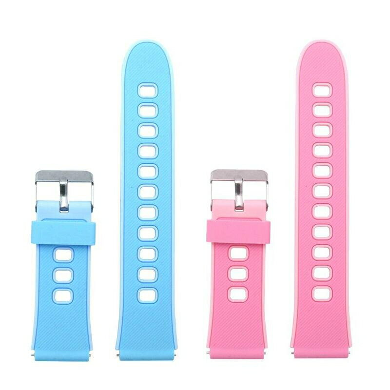 『時尚監控館』台灣現貨全新 兒童智慧手錶錶帶 安全環保矽膠錶帶 藍色 粉色 IS愛思 CW-01 CW-04適用