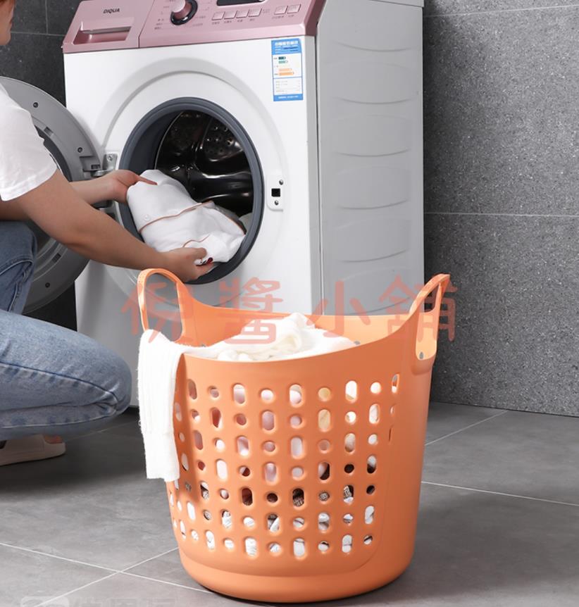 臟衣籃家用臥室衛生間大容量鏤空塑料洗衣桶收納手提臟衣簍【倪醬小鋪】