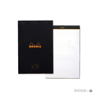 【築實精選】 Rhodia x N°19 可撕式會議記錄本｜A4｜80g ｜80張｜經典黑