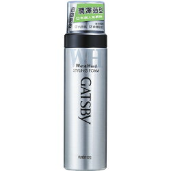 GATSBY亮麗濕潤護髮慕斯絲185g【愛買】