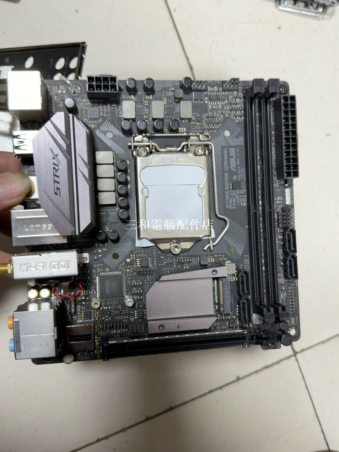 華碩迷你STRIX B250I GAMING 主機板 實拍 測試正常 小型 高性能 適合電競筆電 組裝桌上型電腦