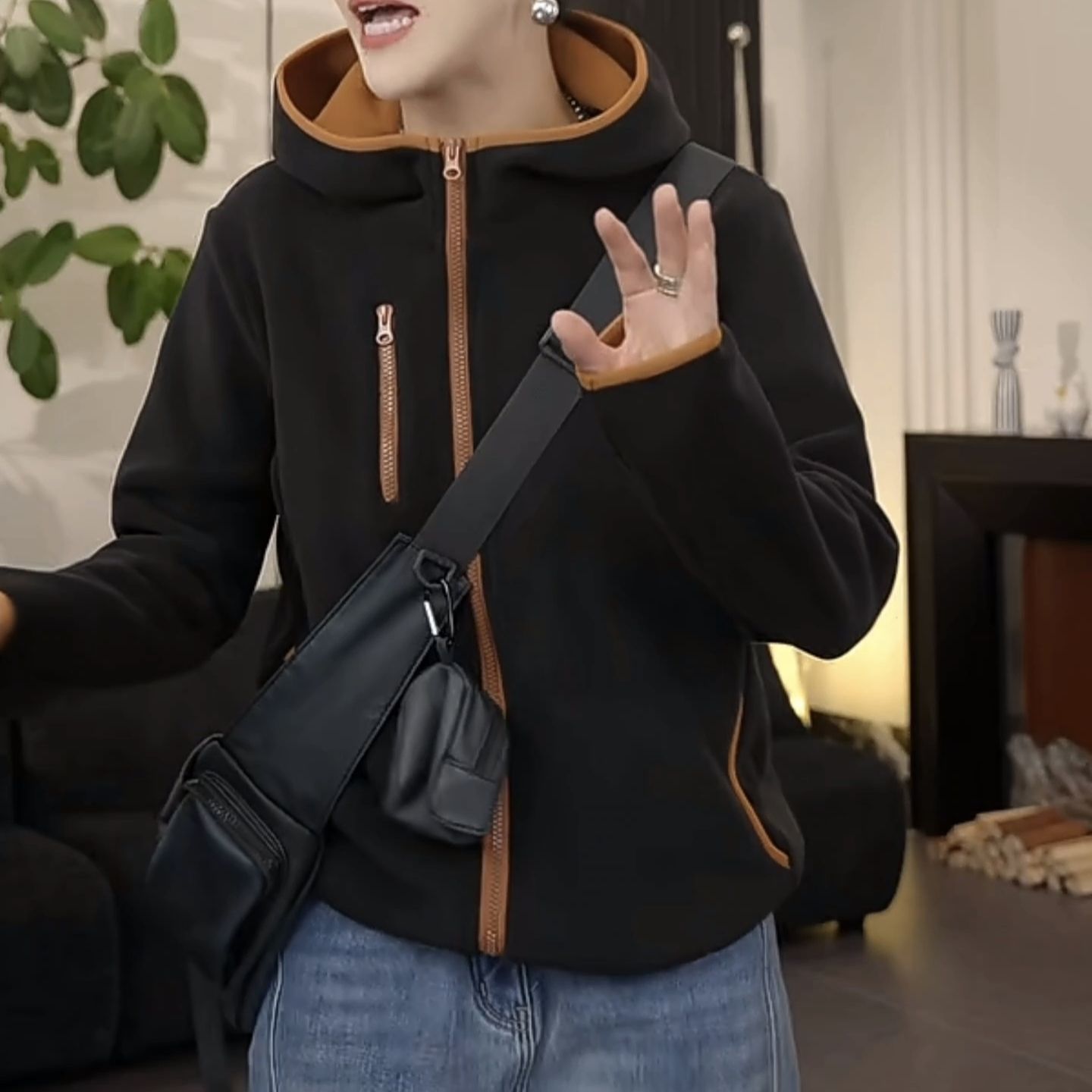 外套 女裝 休閒外套 時尚外套 保暖外套  2025秋冬新款加絨加厚女士連帽防風保暖長袖休閒外套女時尚百搭  治裝激推 6