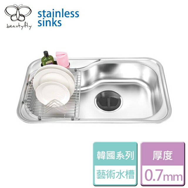 【傑泰牌】JT-KS840-ENZIK 韓國藝術水槽(左大、右大)(啞光)-本商品不含安裝
