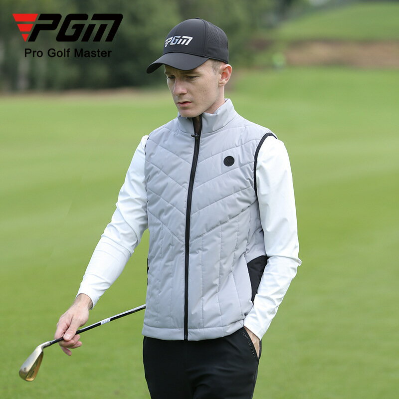 【元素運動】PGM 高爾夫馬甲男士棉服背心秋冬季保暖外套背心坎肩服裝男裝衣服