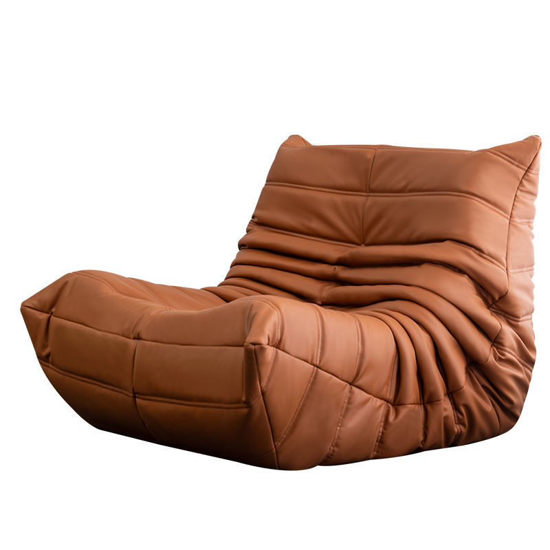懶人沙發togo毛毛蟲沙發輕奢簡約網紅創意椅子麂皮絨寫意空間躺椅