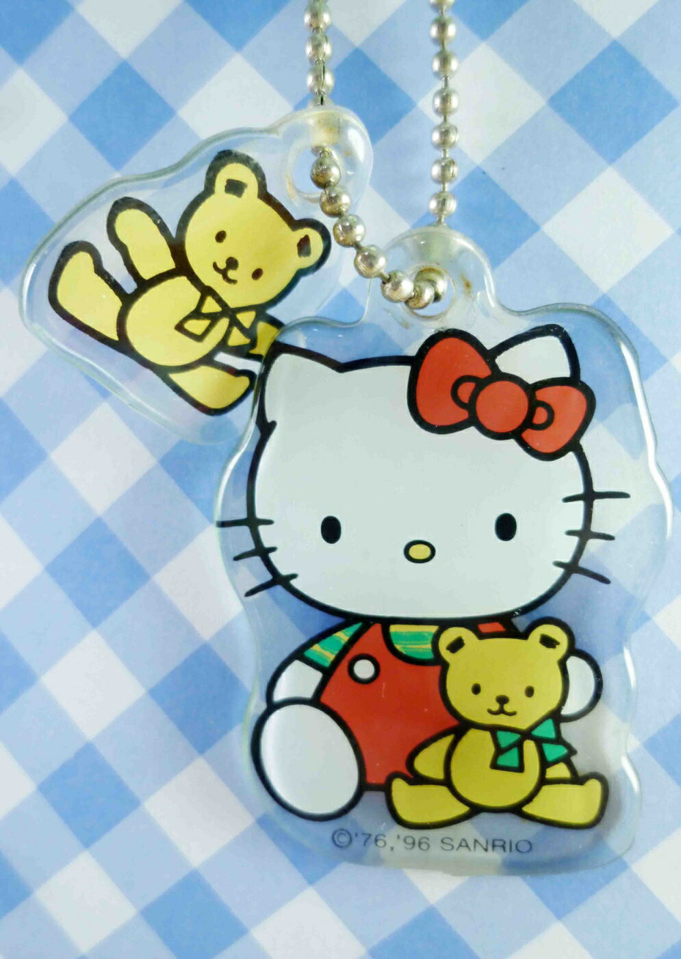 【震撼精品百貨】Hello Kitty 凱蒂貓 KITTY鑰匙圈-小熊 震撼日式精品百貨