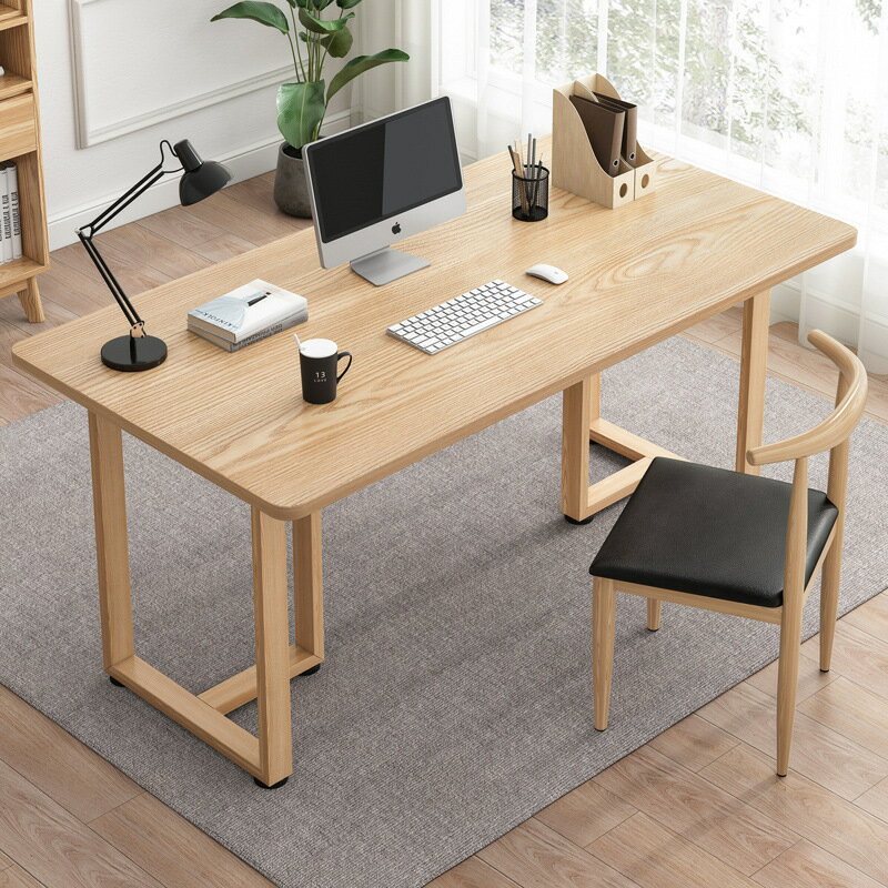 APP下單享點數9% 辦公桌家用簡易臺式電腦桌子長方形辦公室臥室書桌簡約學生寫字桌