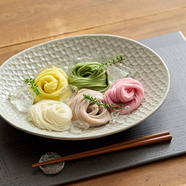 【江戶物語】 日本 手延五色素麵 禮盒 250g 色束別 五色麵 彩色手延素麵 涼麵 生麵條 麵線 和風料理 日本進口 4