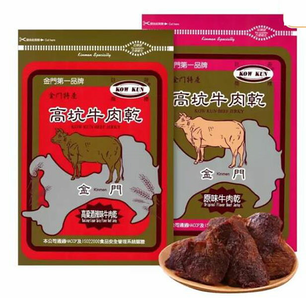 [COSCO代購]   促銷到4月4日 C19930 高坑 原味+高粱酒辣味牛肉乾 300公克
