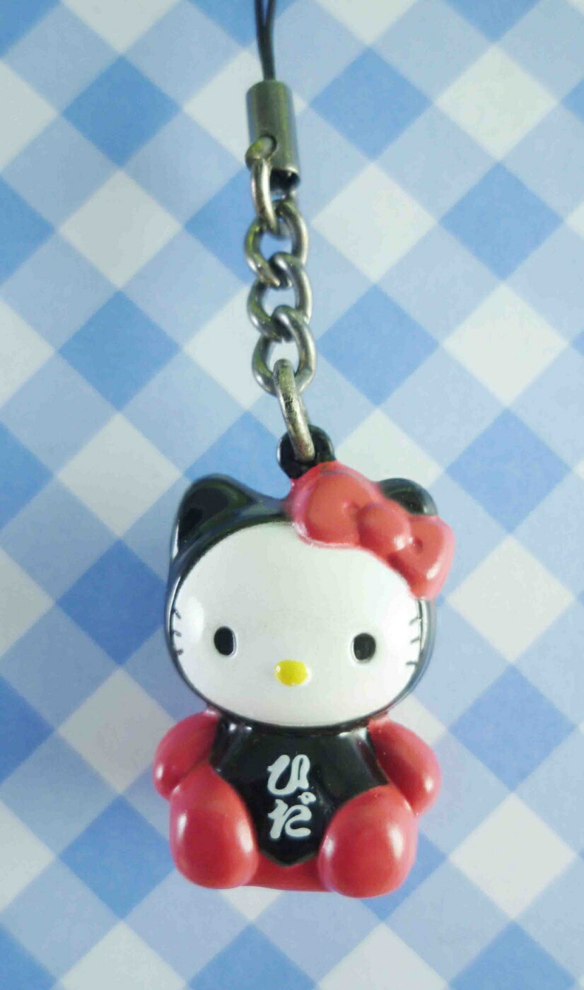 【震撼精品百貨】Hello Kitty 凱蒂貓 限定版手機吊飾-鈴鐺忍者 震撼日式精品百貨