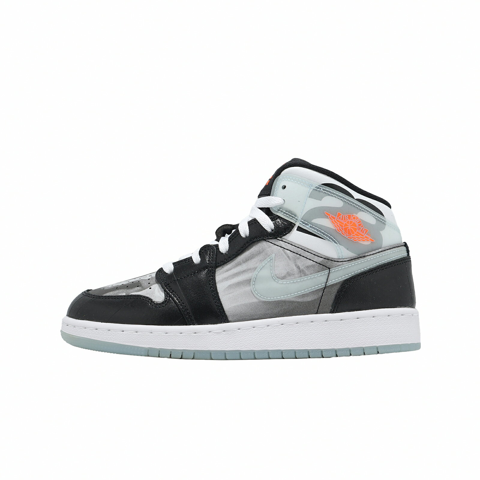 Nike 休閒鞋 Air Jordan 1 Mid SS GS 大童 女鞋 X-Ray HF3210-001