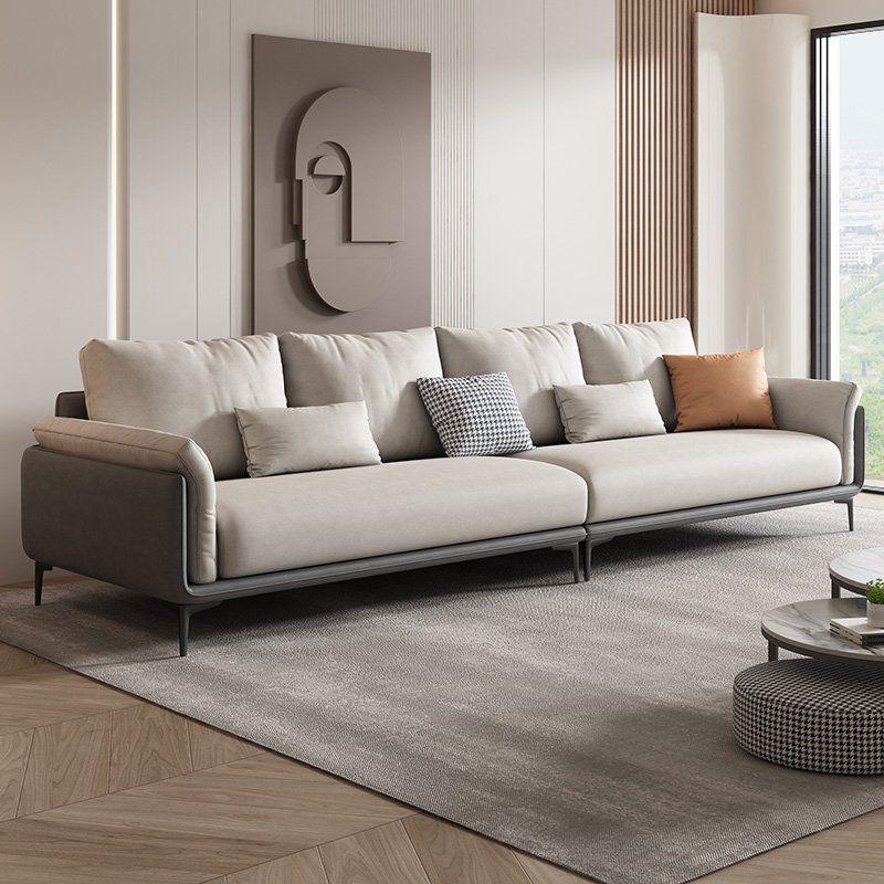 優樂悅~2022年新款輕奢科技布布藝沙發小戶型簡約現代客廳三人位乳膠沙發